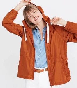 Impermeable empacable Madewell Raincheck en nuez moscada cálida AI147 talla XXS - Imagen 1 de 10