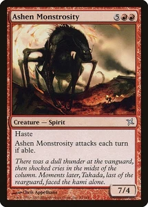 (3x) ASHEN MONSTROSITY - Betrayers of Kamigawa – MTG Magic the Gathering Card - Picture 1 of 5