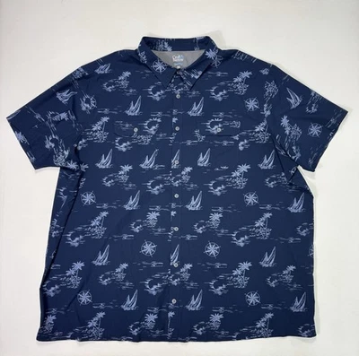 Camisa Croft & Barrow de secado rápido para hombre 4XB ventilada con botones Boat Island náutica Foto 1 de 4