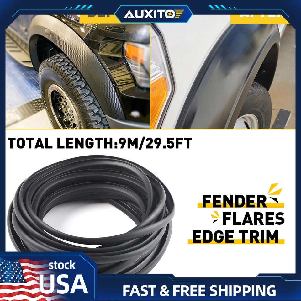 Junta de goma de borde KING FENDER FLARES estilo T SELTIMIENTO 29,5 pies 9 m con herramienta Foto 1 de 4