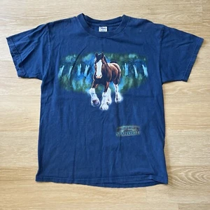 Vtg Anheuser-Busch Inc Sea World Shirt M Clydesdale Horse Tee 90s Y2K EUC - Picture 1 of 8