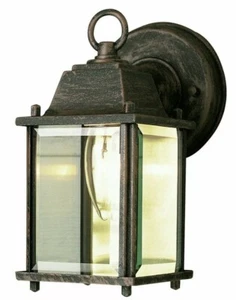 NEW Trans Globe 40455 RT 8-Inch 1 Light Outdoor Wall Lantern PORCH LIGHT - Picture 1 of 1