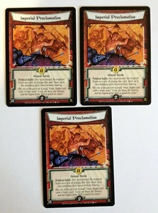 Imperial Proclamation (3) L5R Legend of the Five Rings CCG Fall of Otasan Uchi - Picture 1 of 1