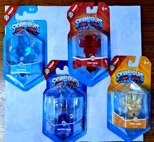 Skylanders Trap Team - 4 trampas / trampas (Tech, Fire, Water, Air) - Nuevo - Imagen 1 de 4