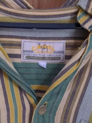 Vintage Striped Shirt Camel - Image 1 of 4