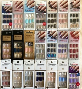 imPress by Kiss Press On Manicure Nail Sets -CHOOSE STYLE- Buy 2 Get 1 Free - Picture 1 of 35