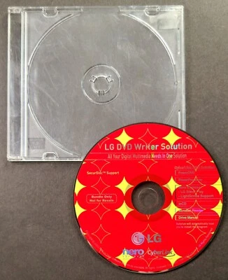 LG DVD Writer Solution Software CD 2008 Nero Express PowerDVD InCD CyberLink DVD - Image 1 of 2