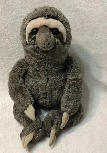 HugFun braunes Faultier Plüschtier Kuscheltier Spielzeug 3 Zehen, ca. 18 Zoll - Bild 1 von 11