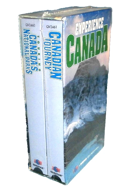 Experience Canada (1996) - 2 New Travel VHS Videos Box Set! Questar NEW SEALED - Image 1 of 4