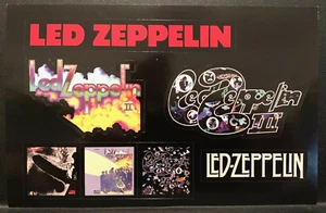 Led Zeppelin 2014 Atlantic Records Promotional Sticker Sheet For First 3 Albums - Picture 1 of 2