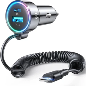 Auto Ladegerät Zigarettenanzünder Kfz Ladegerät für iPhone, Samsung 60 W Joyroom - Bild 1 von 8