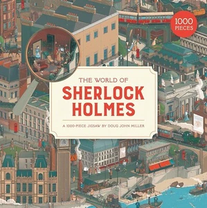 Die Welt des Sherlock Holmes Puzzle 1000 Teile Doug John Miller - vollständig EUC - Bild 1 von 1