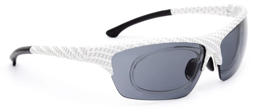 Sonnenbrille / Sportbrille Leader Trail in Weiß mit Sehstärke & Wechselscheiben! - Bild 1 von 1