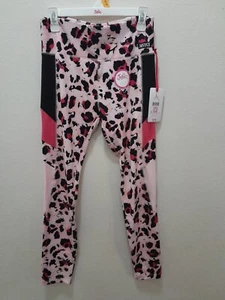 Girls Justice Blocked Leggings Size Large 12/14 Pants NWT - Picture 1 of 3