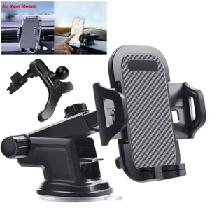 Universal Car Holder Windshield Dash Suction Mount Stand for Cellphone iPhone - Picture 1 of 12