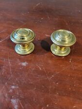 Solid Brass door knob set with Escutcheons and mounting plates