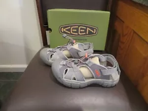*NEW Womens Steel Gray & Coral Keen Ravine H2 Sandals, 6.5 - Picture 1 of 3