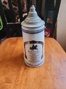 Knights Templar Limited First Edition Stein #576/1000 Beer Stein W/orig. Papers - Picture 1 of 8