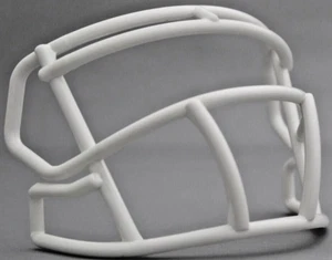 RIDDELL MINI SPEED FOOTBALL STYLE S2BD WHITE FACE MASK ~ CUSTOMIZABLE - Picture 1 of 1