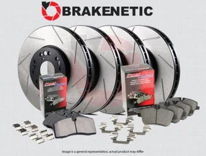 Rotores de freno ranurados F&R BRAKENETIC Premium + pastillas de cerámica BPK86200 - Imagen 1 de 2