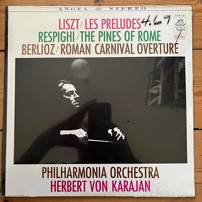 S35613 Liszt Les Preludes Respighi Berlioz Karajan NEW SEALED LP - Image 1 of 2