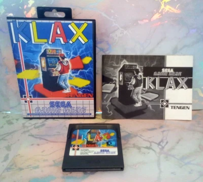 Sega game gear Klax boxed new clam case - Image 1 of 4