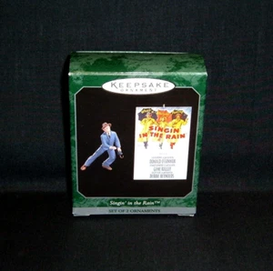 Hallmark Keepsake Singin' In The Rain Set of 2 Ornaments NIB - Picture 1 of 2