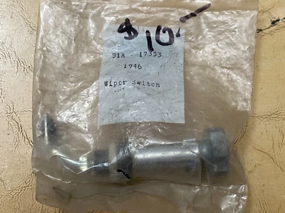 1946  47 48 Ford Flatgead Deluxe WINDSHIELD Wiper Switch Grey Pass. *51A=-17353 - Image 1 of 2