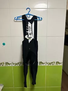 ASSOS TK.TIBURU S7 3/4 Pro Knickers Bib Shorts Cycling Black Men Size M - Picture 1 of 8