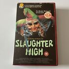 Slaughter High VHS Horror Big Box Ex Rental Video Vestron