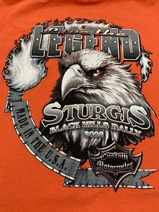 Sturgis Herren T-Shirt Gr. XL 2008 Black Hills Rally Legend Motorrad Biker - Bild 1 von 5