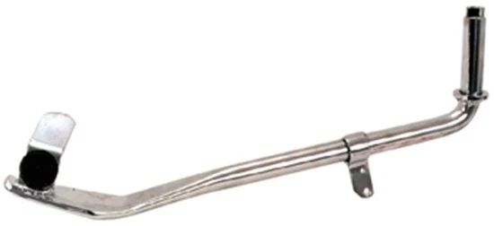 Хромированная боковая откидная подставка Jiffy для 89-06 Harley Softail HD# 50087-89B - Изображение 1 из 1