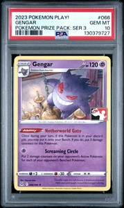 PSA 10 Gem Mint 2023 Pokemon Play! Pokemon Preispaket: Serie 3 #066 Gengar - Bild 1 von 2