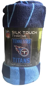 NFL Tennessee Titans Silk Touch Throw Blanket 45" x 60" - Picture 1 of 2
