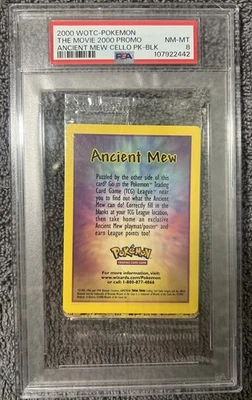 2000 WOTC Pokemon Ancient Mew - The Movie 2000 Promo - Sealed Pack - PSA 8 - Image 1 of 2