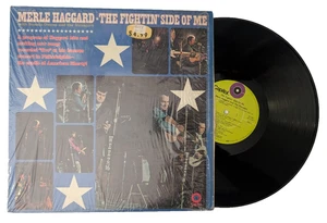 MERLE HAGGARD THE FIGHTIN SIDE OF ME 12" LP VG+ VINYL RECORD 1971 CAPITOL SHRINK - Picture 1 of 5