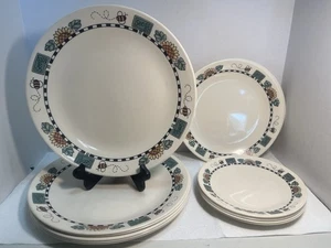 Corelle Sunblossoms Set of 5 Dinner Plates, 3 Lunch/Salad & 5 Bread Plates 2563 - Picture 1 of 8