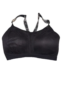 Victoria Sport Padded Sports Bra 36DD Black Adjustable Straps - Picture 1 of 5