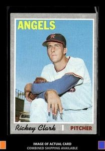 1970 Topps #586 Rickey Clark Rookie California Angels EX - Foto 1 di 2