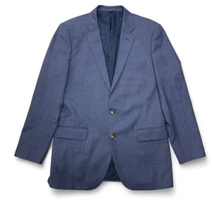J Crew Thompson Blue Wool Blazer Jacket Suit Separate Mens 42L - Picture 1 of 13