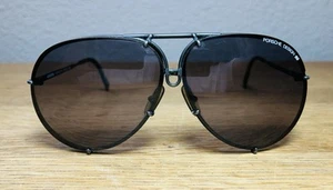 Vintage Porsche Design By Carrera Sunglasses 5621 96 Black Frame Case & Lens - Picture 1 of 9