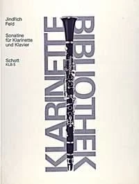 Sonatina clarinet and piano (advanced) Feld Schott Music Saddle-wire stitching - Image 1 of 3