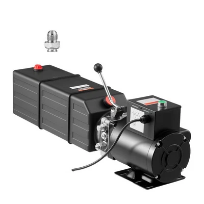 Uimoso Hydraulic Power Unit 15 Quart Single AC 220-240V for 2/4 Post Lift Pump - Image 1 of 4