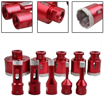 Foret diamant 6-68mm brasé sous vide sec pour meuleuse d'angle haute qualité - Photo 1/4