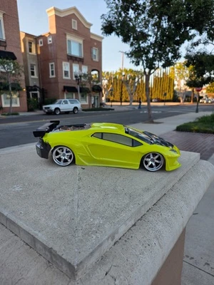 Pintura personalizada 200mm 1/10 somente corpo HURACAN - 4Tec-2 RDS DC10 YD2 RMX FZ02 TT02 - Imagem 1 de 4