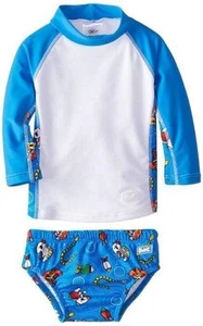 Baby & Toddler Rashguard & Swim Diaper Set S15LT-CB-2 - Picture 1 of 2