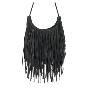 Leather Fringe Bag for Women Boho Crossbody Purse Suede Western Fringe Purse ... - Picture 1 of 6