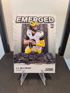 J.J. McCarthy 2024 Panini Score Emerged Minnesota Vikings NFL #EM-JMY RC - Bild 1 von 2