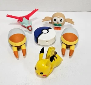 Lotto 6 giocattoli usati Pokémon McDonald's Happy Meal Pikachu Grubbin Latius - Foto 1 di 19