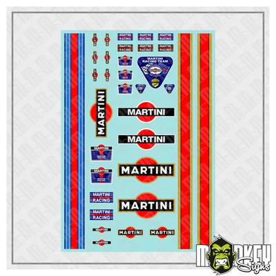 MBBE Decalsatz 1:18 1:24 Modellbau RC Car Slotcar Tuning Wasserstransfer Set